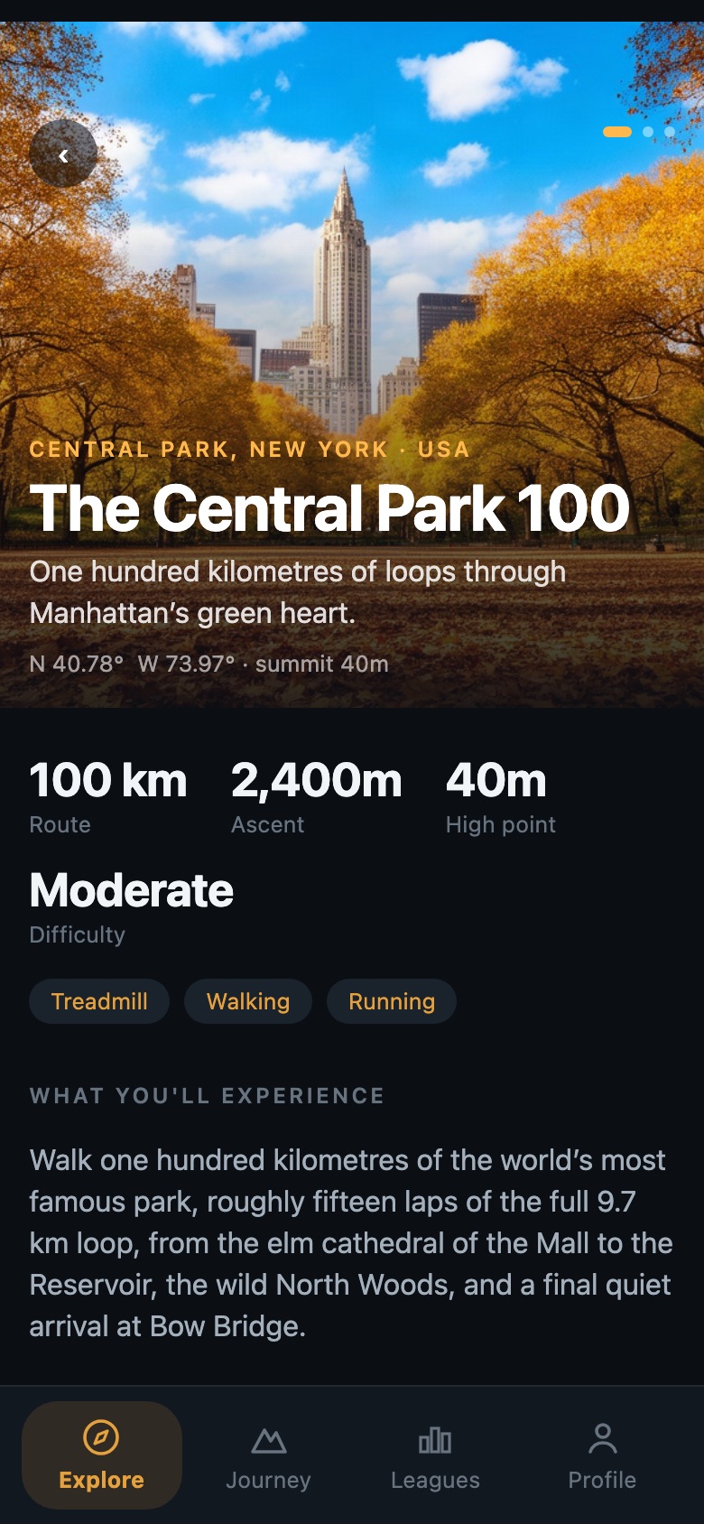 Central Park loop expedition